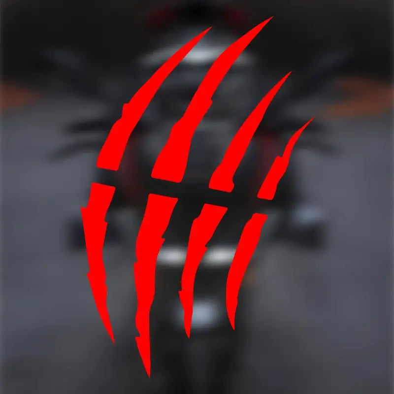 Monster claw sticker