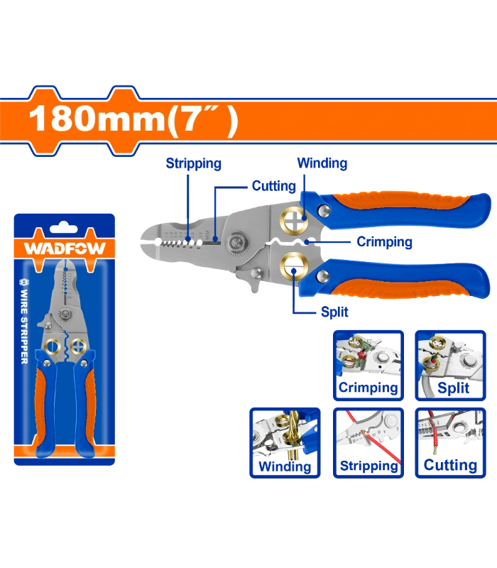 ELECTRICIANS CABLE STRIPPING PLIERS 180mm