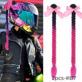 Helmet braids